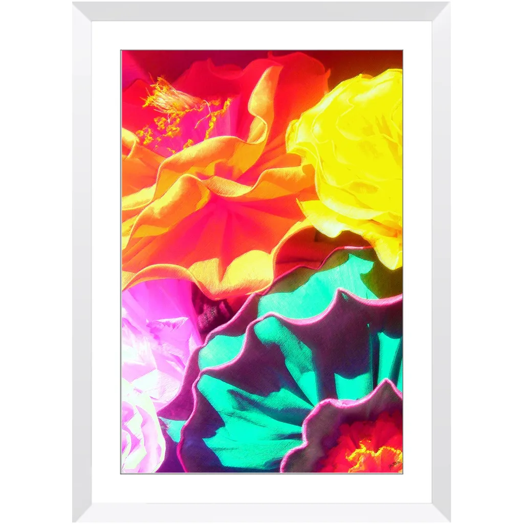 Flores Framed Art Print