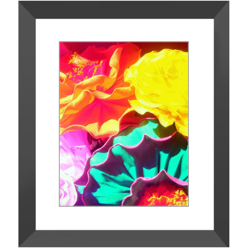 Flores Framed Art Print
