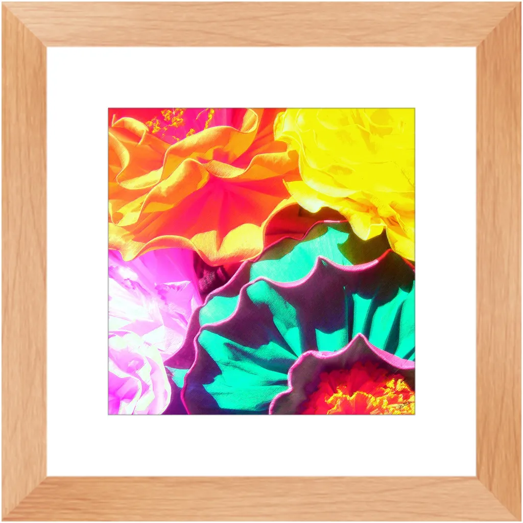 Flores Framed Art Print