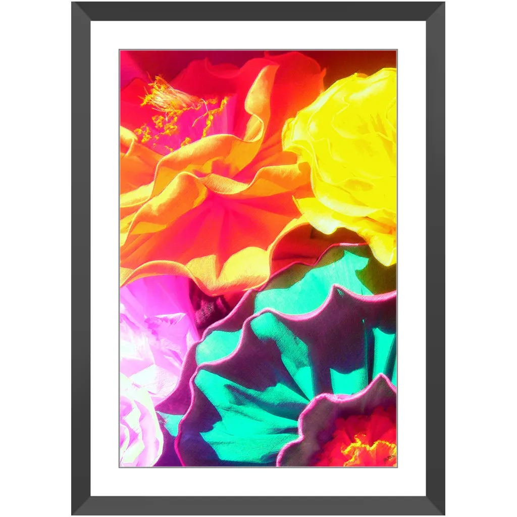 Flores Framed Art Print
