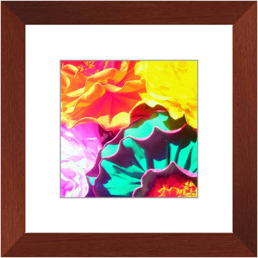Flores Framed Art Print