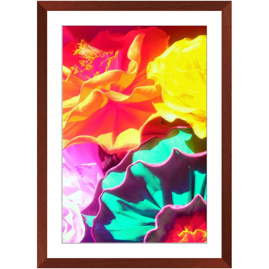 Flores Framed Art Print