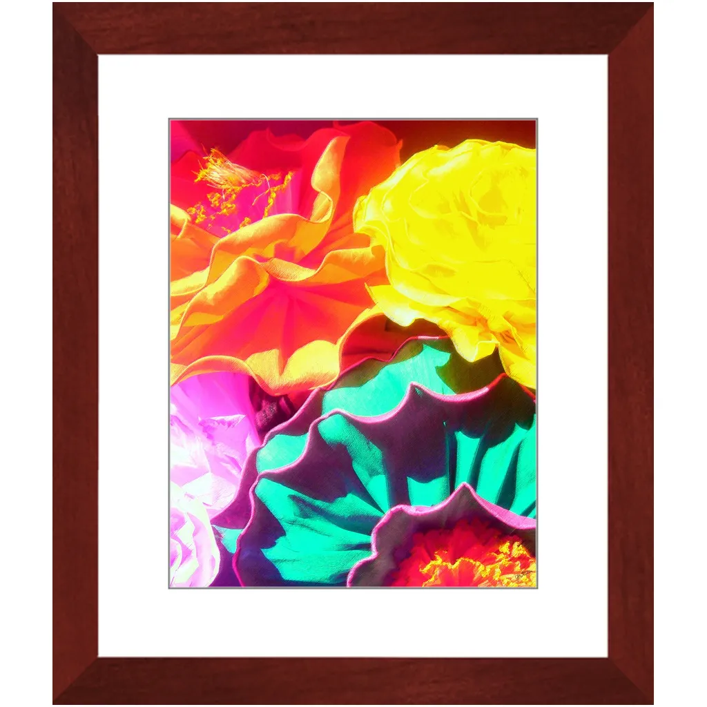 Flores Framed Art Print