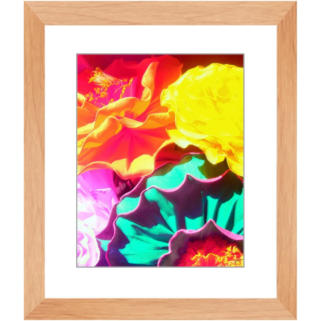 Flores Framed Art Print