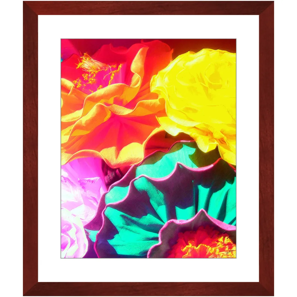 Flores Framed Art Print