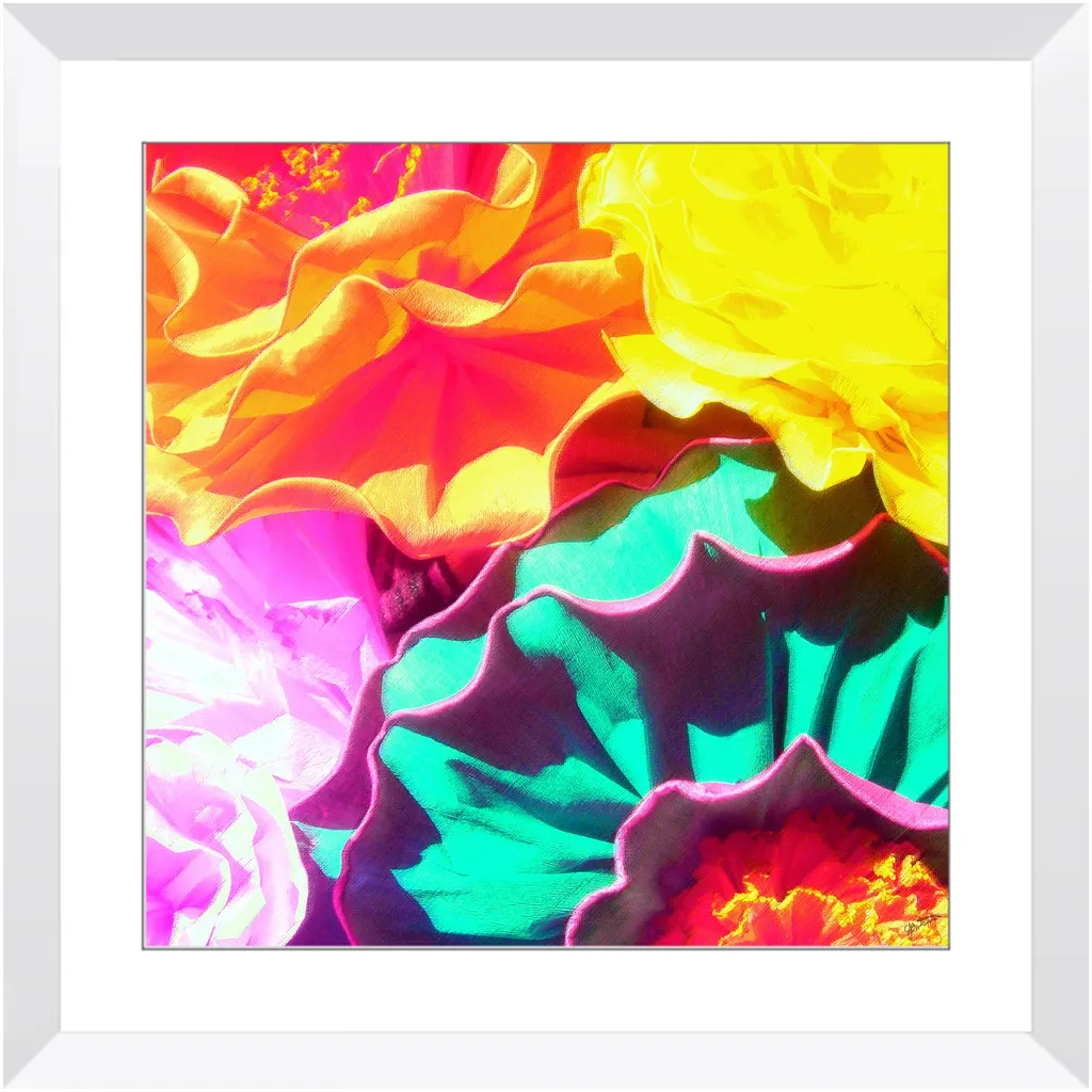 Flores Framed Art Print