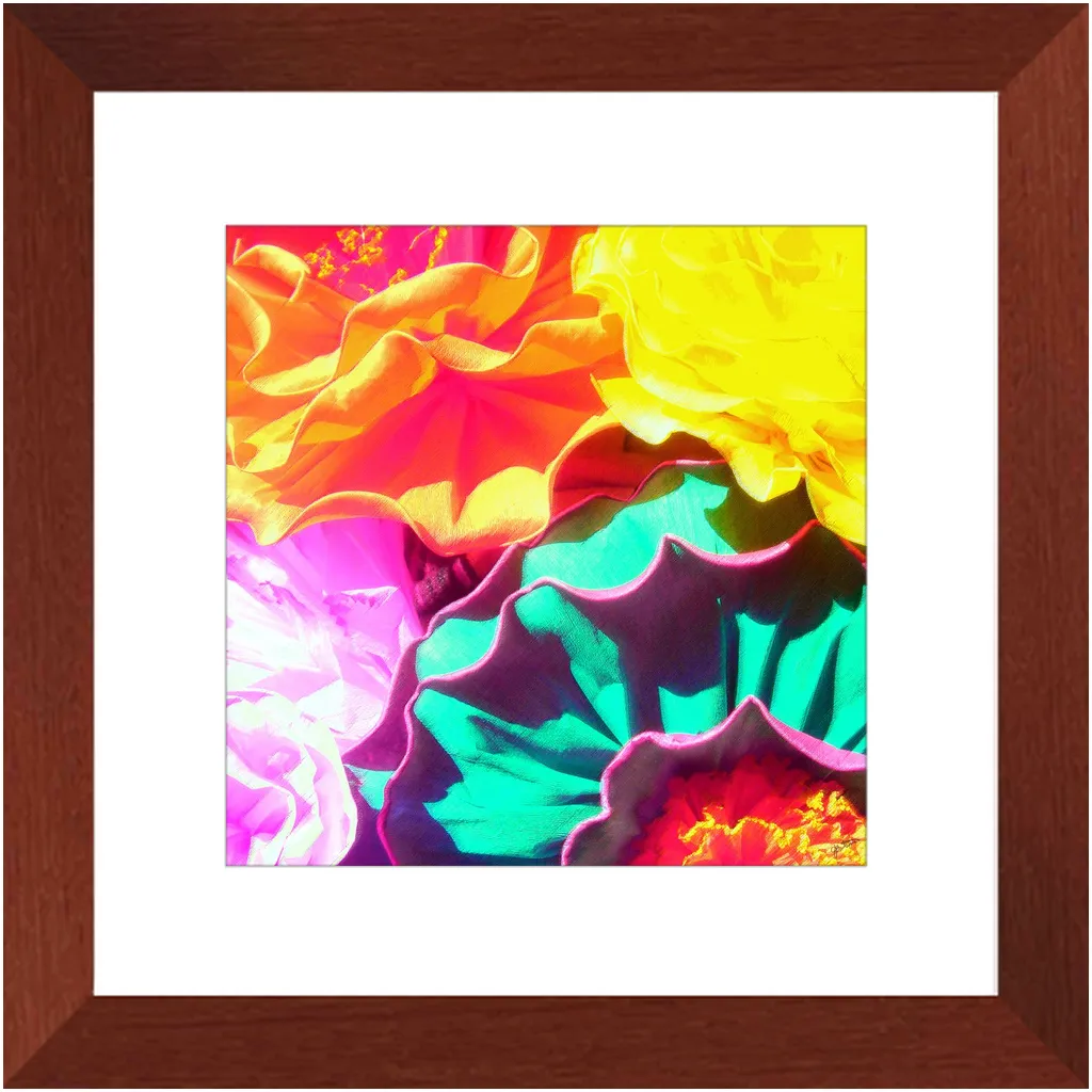 Flores Framed Art Print