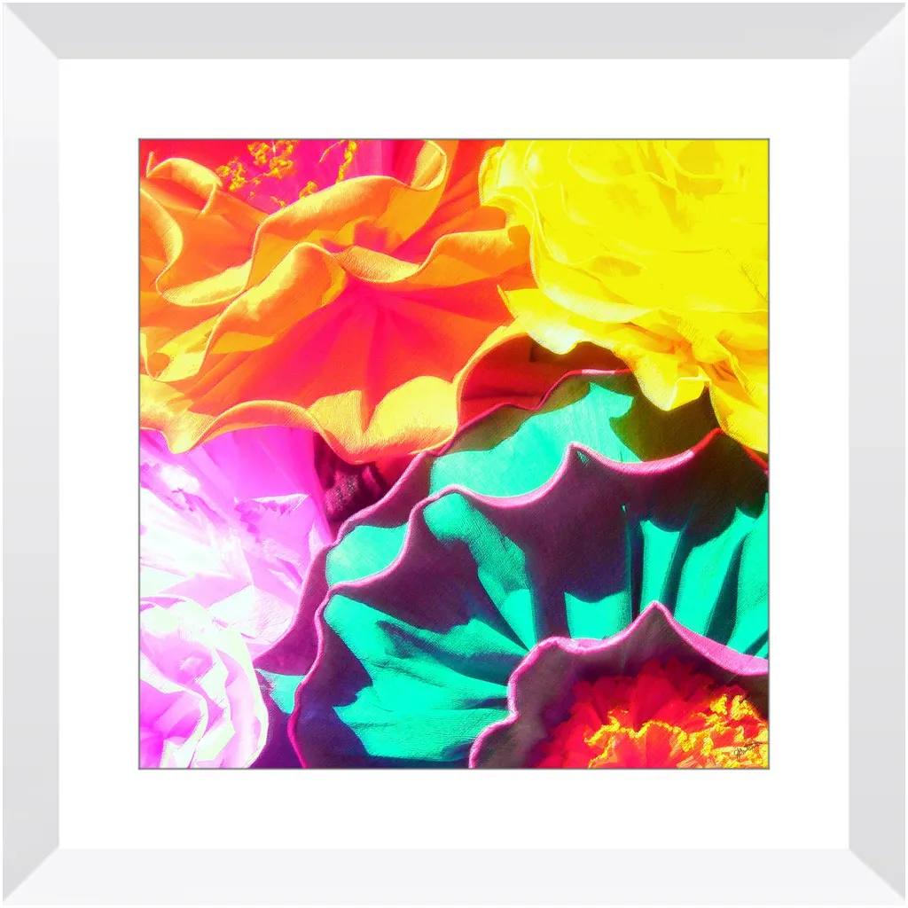 Flores Framed Art Print