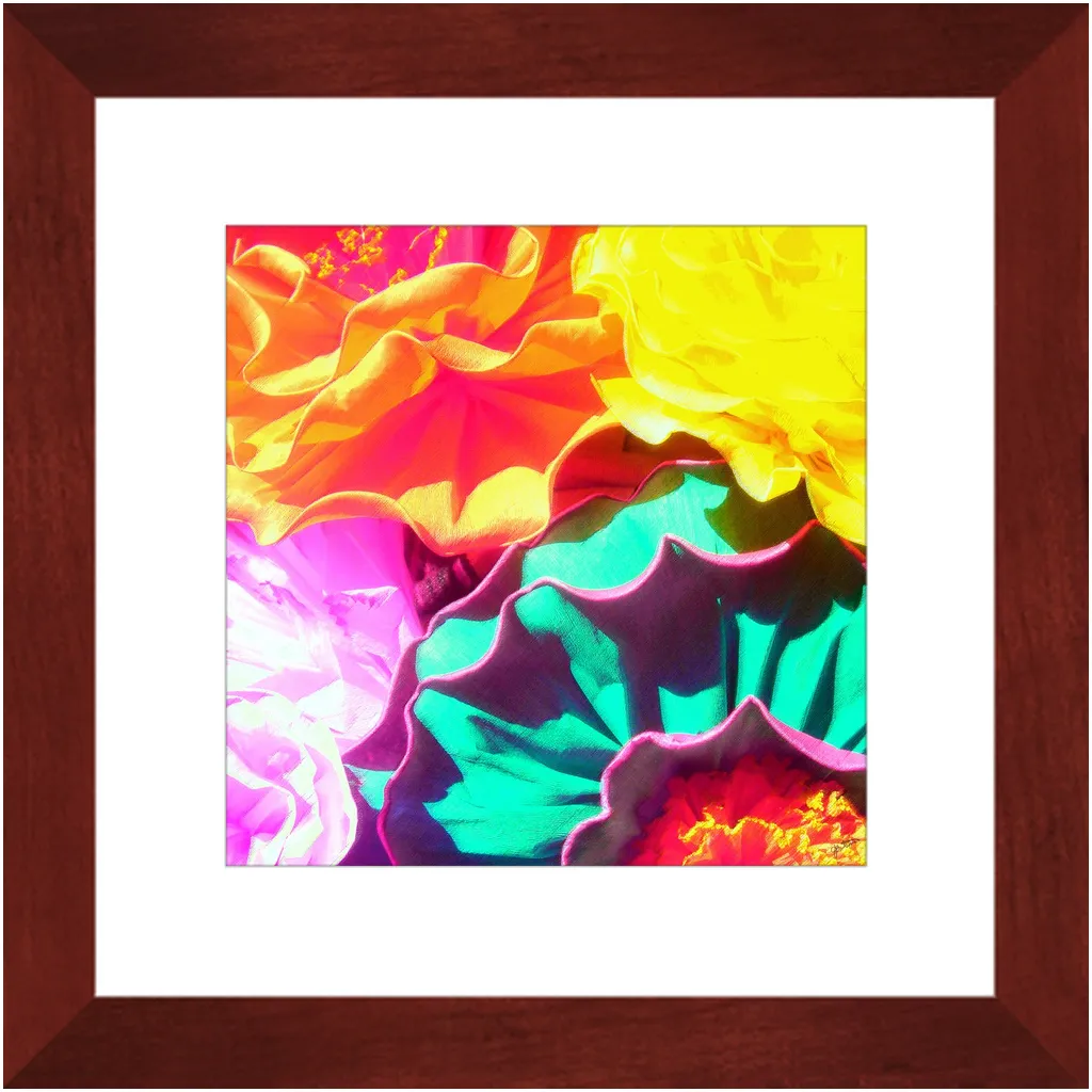 Flores Framed Art Print