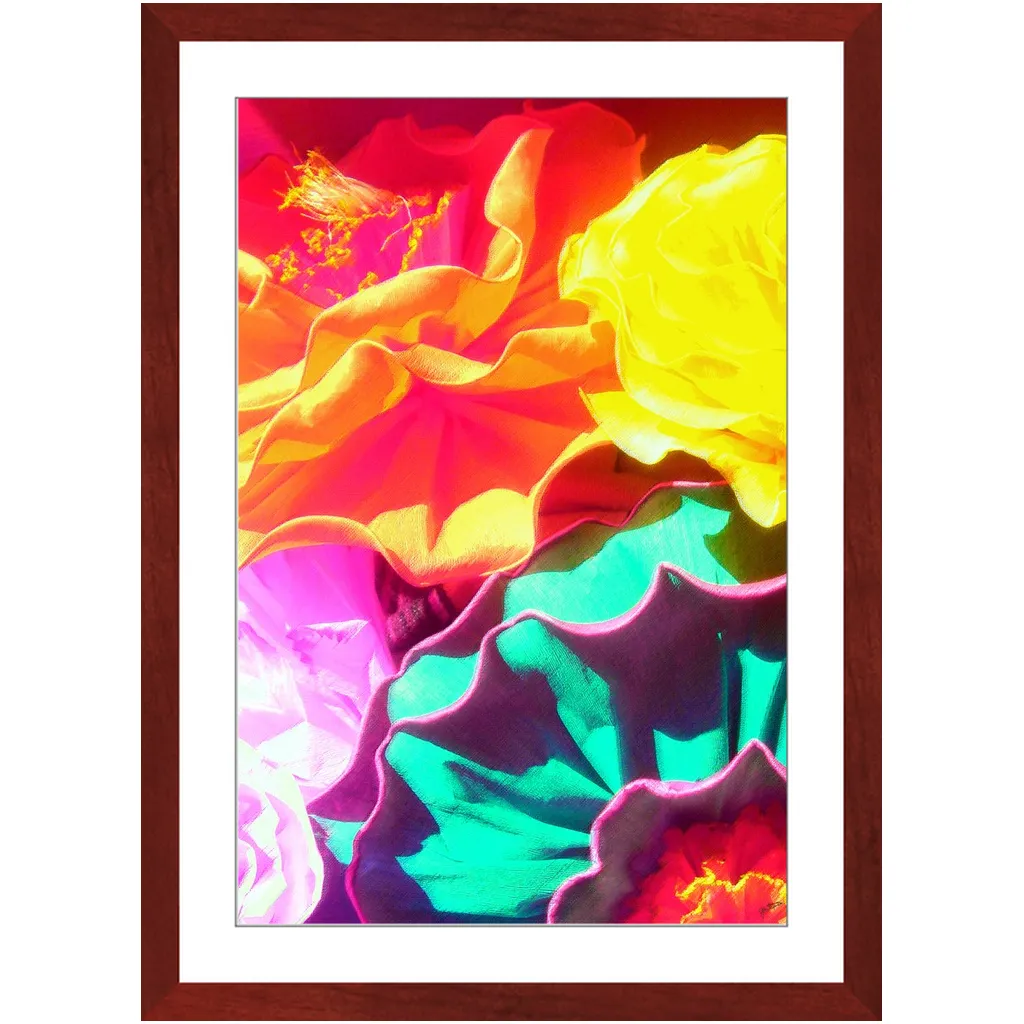 Flores Framed Art Print