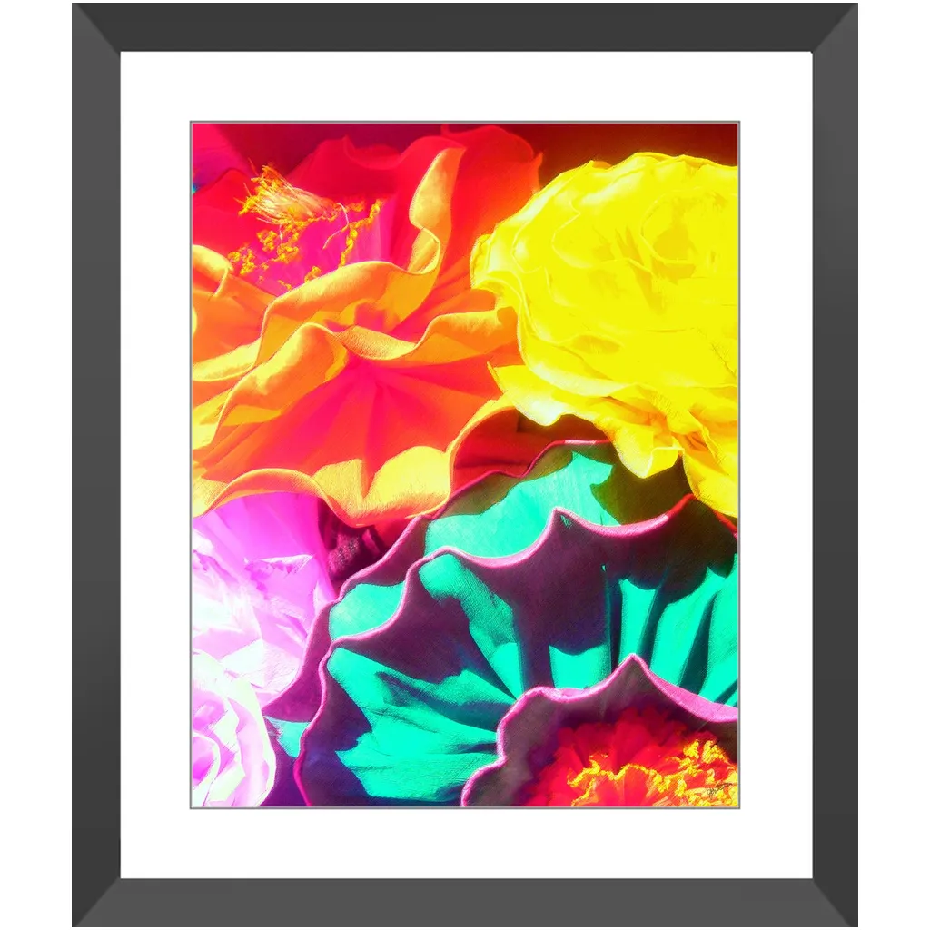 Flores Framed Art Print