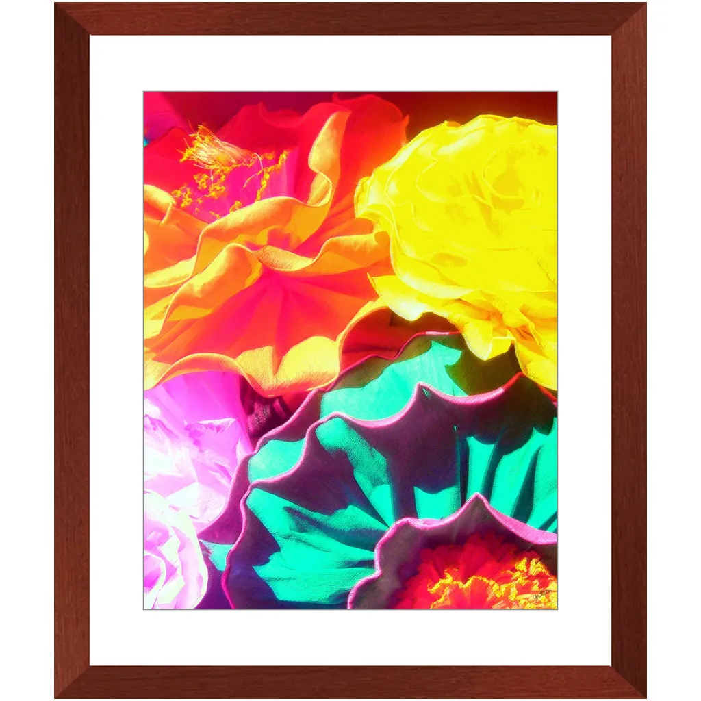 Flores Framed Art Print