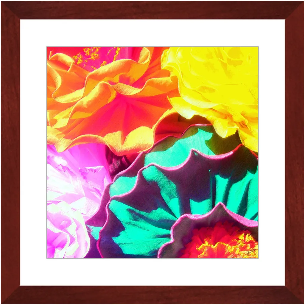 Flores Framed Art Print