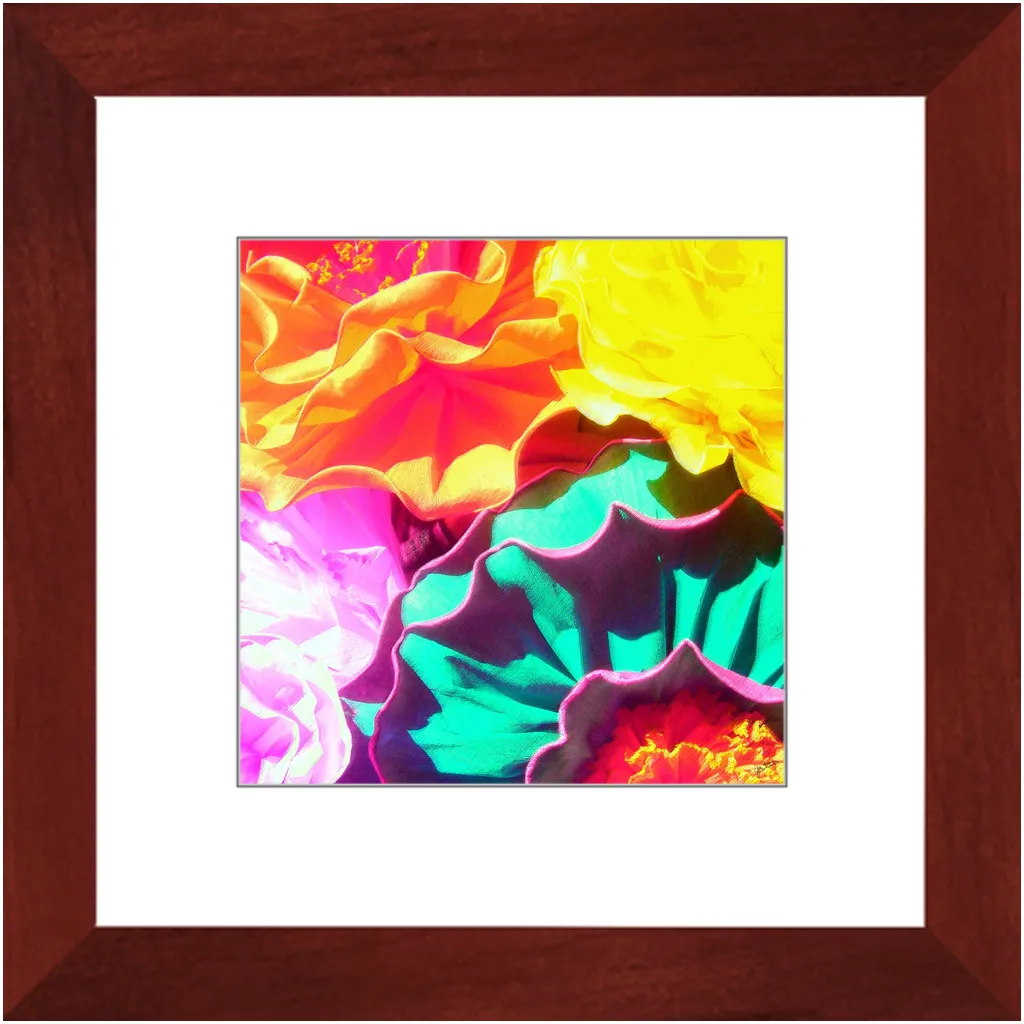 Flores Framed Art Print