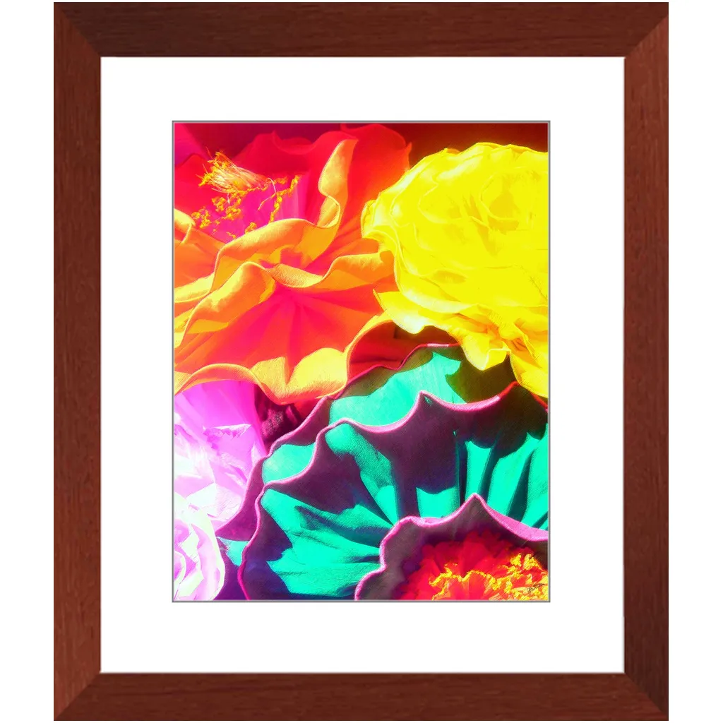 Flores Framed Art Print