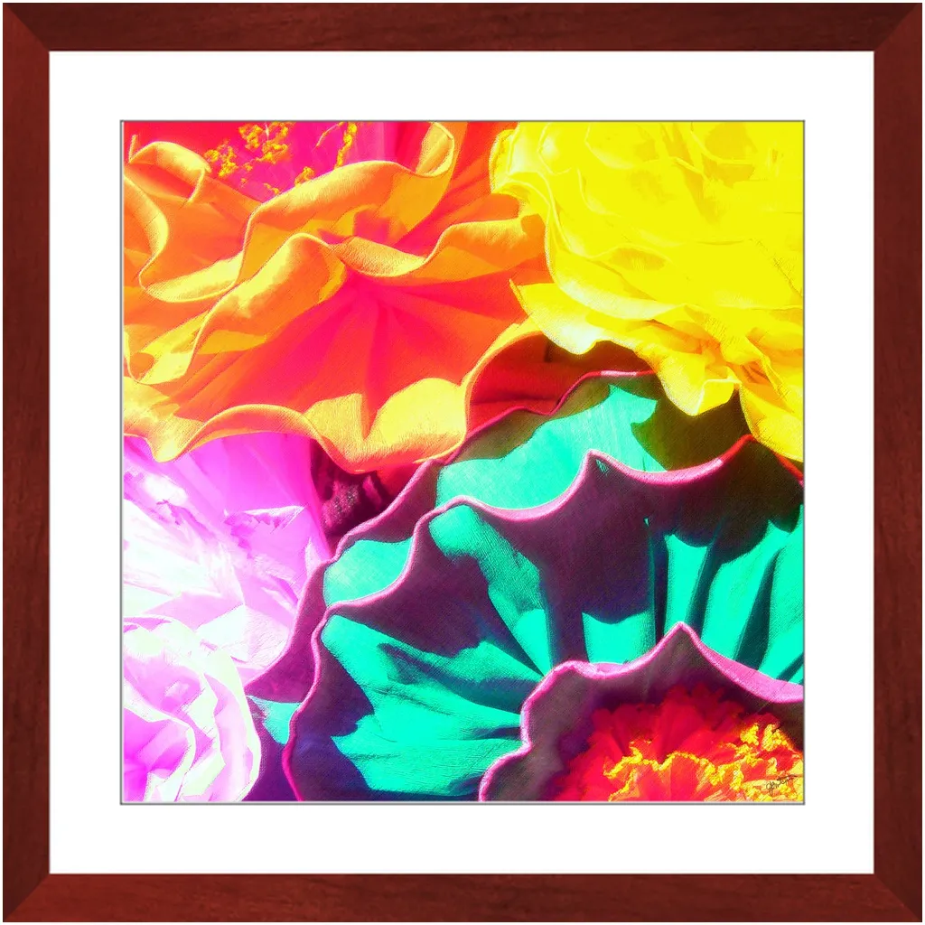 Flores Framed Art Print