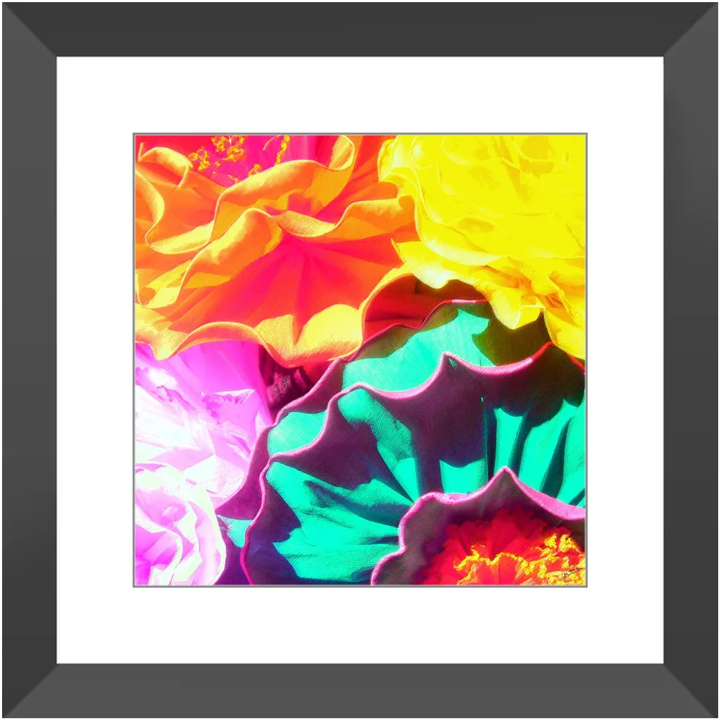 Flores Framed Art Print