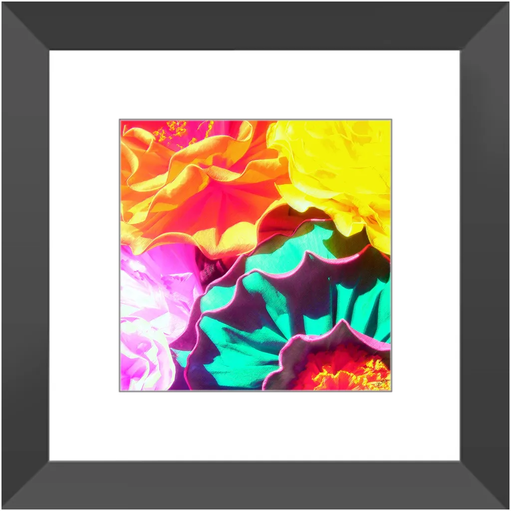 Flores Framed Art Print