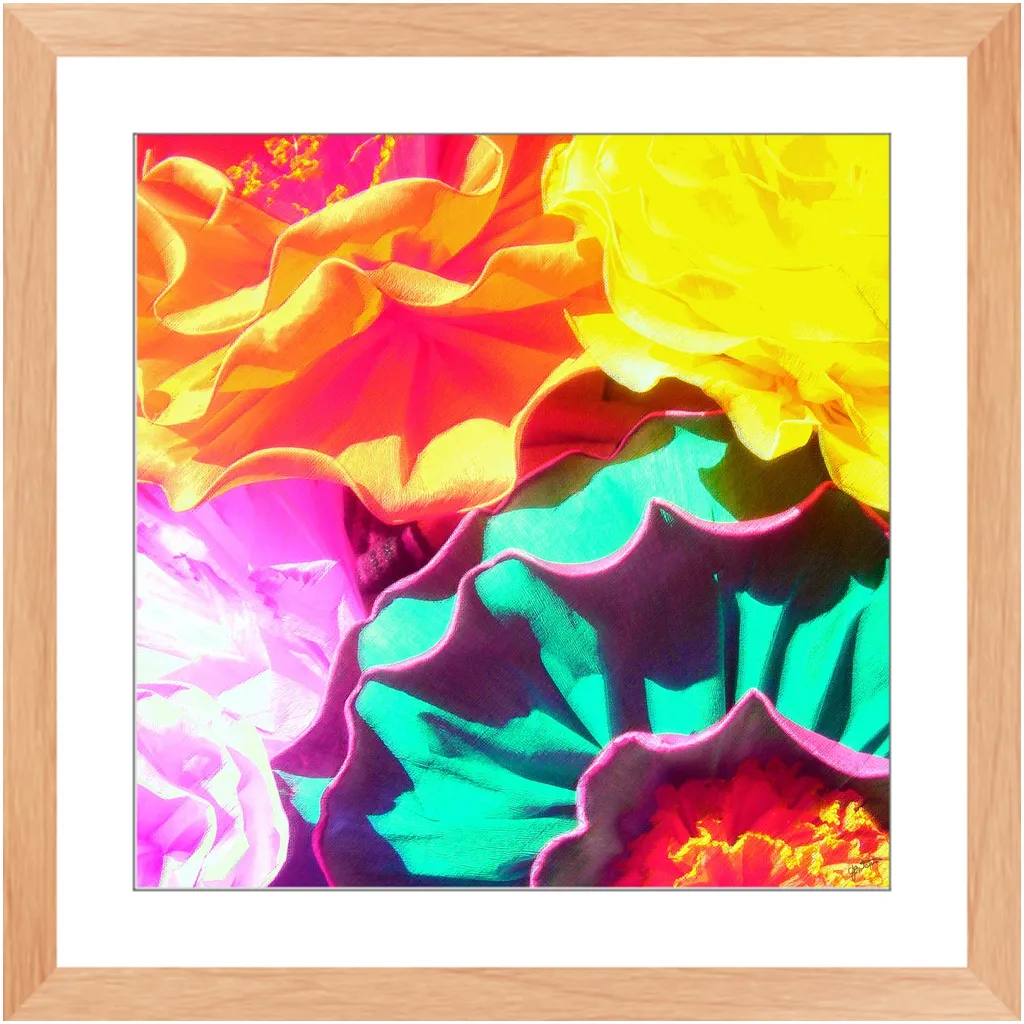 Flores Framed Art Print