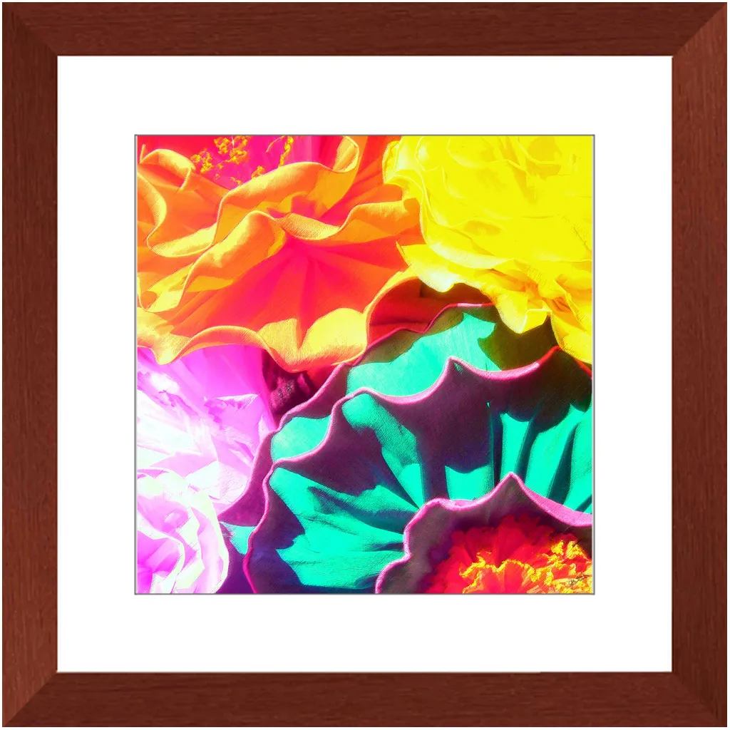 Flores Framed Art Print