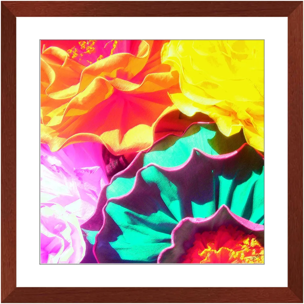 Flores Framed Art Print