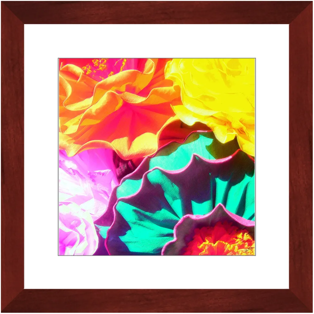 Flores Framed Art Print