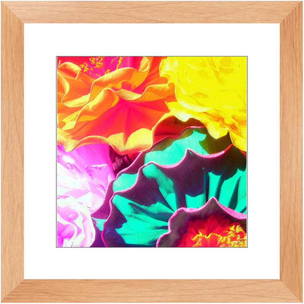 Flores Framed Art Print