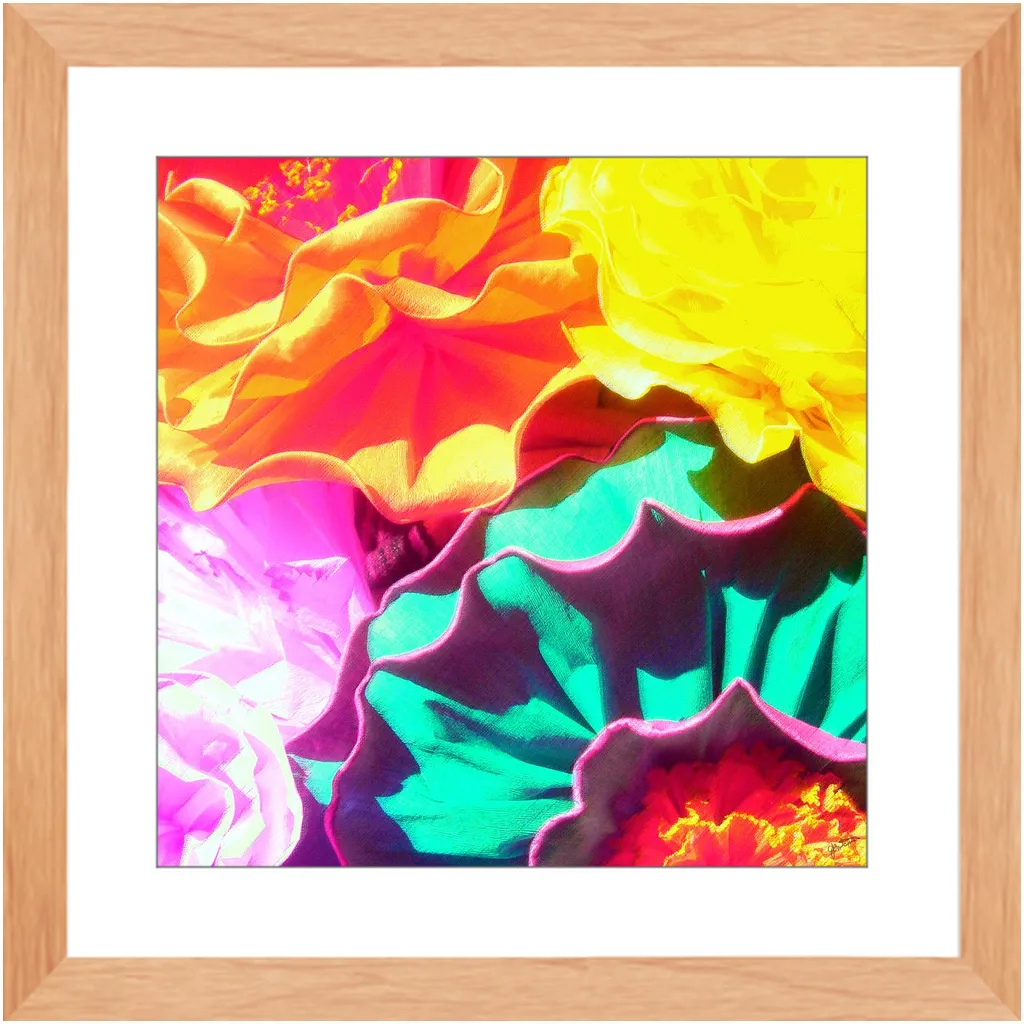 Flores Framed Art Print