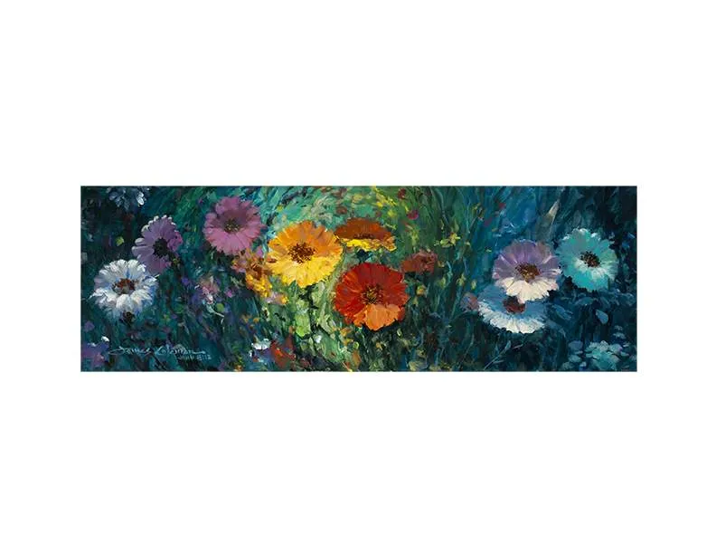 Flowers in Bloom by James Coleman (framed canvas giclee)