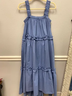 Flowy Chambray Maxi Dress