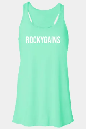 Flowy Racerback Tank - Mint