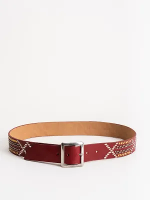 fonda belt - red old fashioned