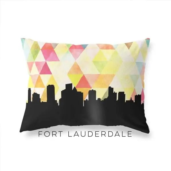 Fort Lauderdale, Florida geometric skyline