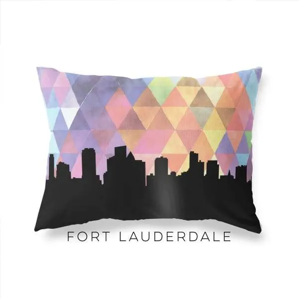 Fort Lauderdale, Florida geometric skyline
