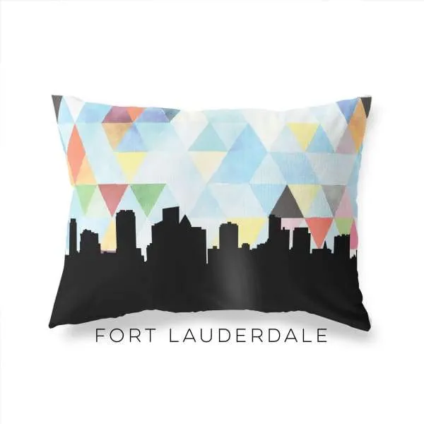 Fort Lauderdale, Florida geometric skyline