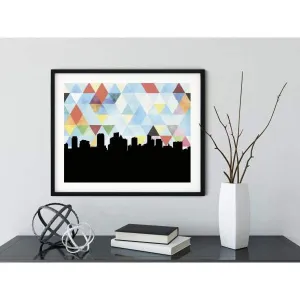 Fort Lauderdale, Florida geometric skyline
