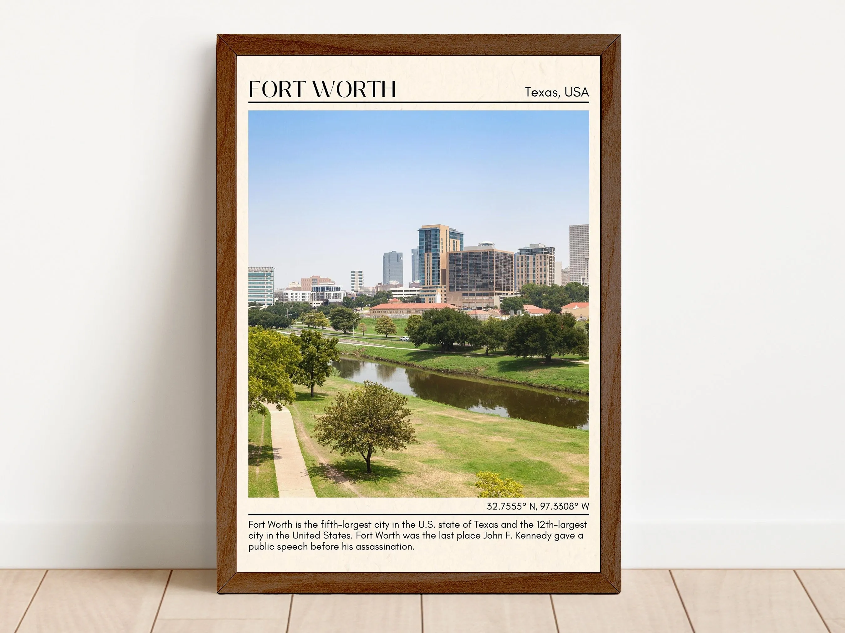 Fort Worth Wall Art, Texas, USA