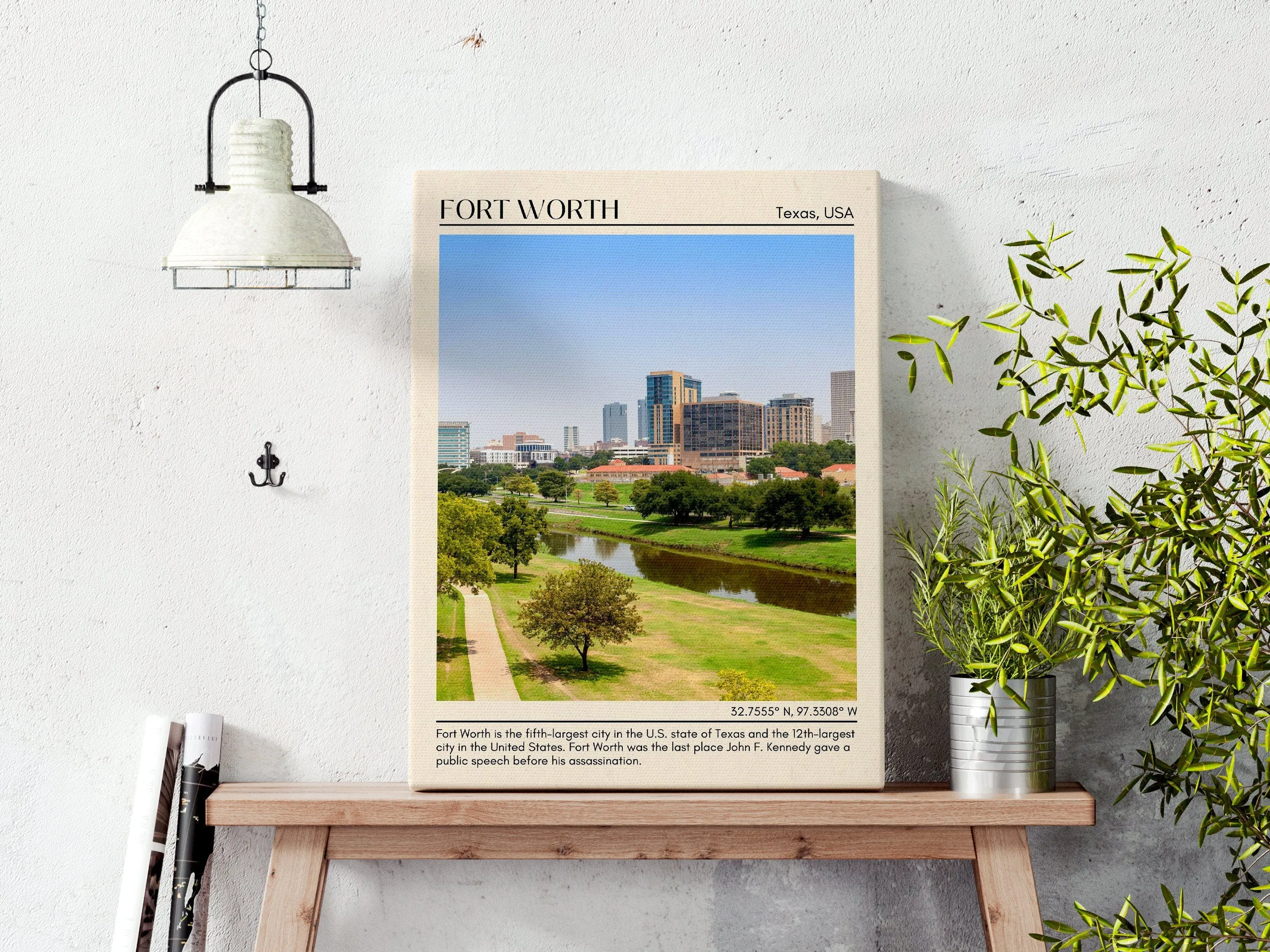 Fort Worth Wall Art, Texas, USA