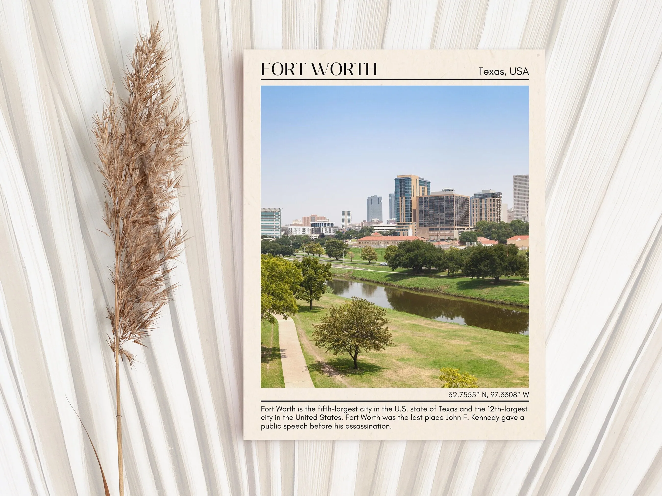 Fort Worth Wall Art, Texas, USA