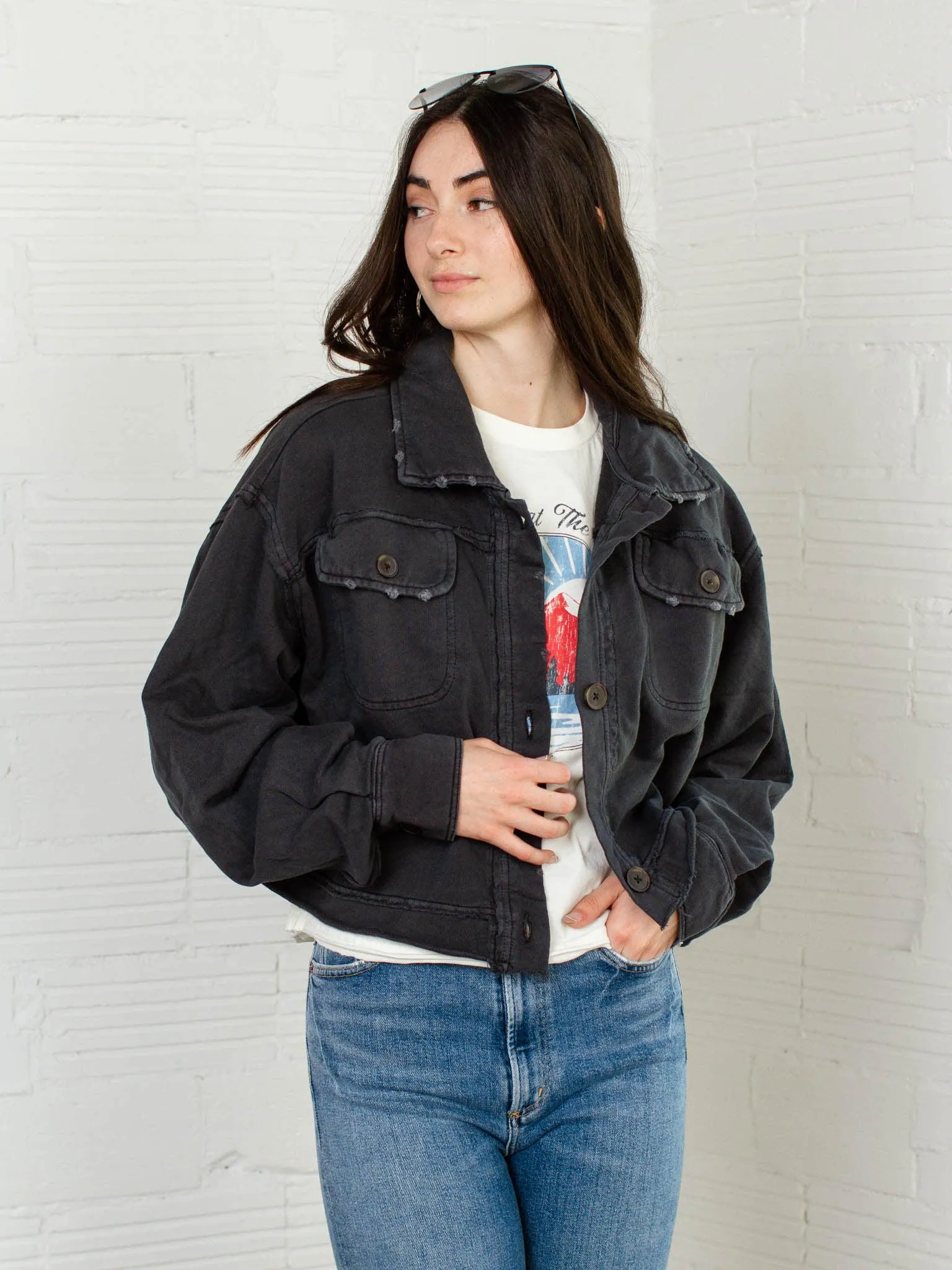 Free People Saturday Shirt Jacket