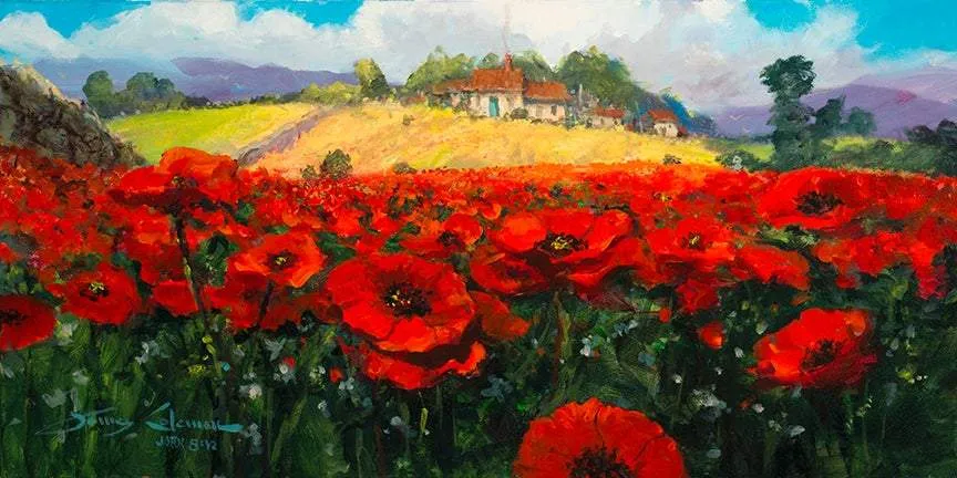 Full Bloom Fragrance by James Coleman (framed canvas giclee)