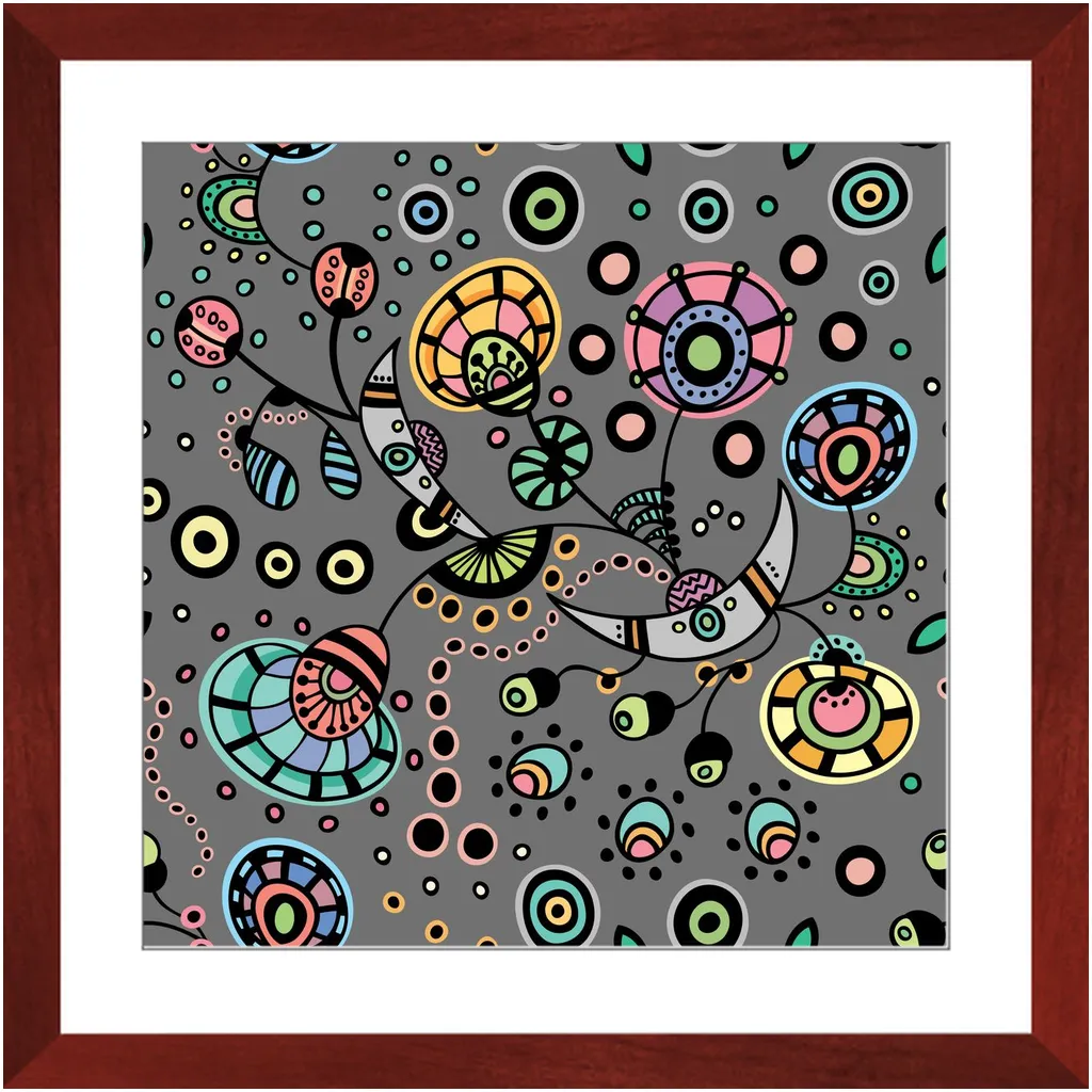 Funky Bloom Framed Art Prints