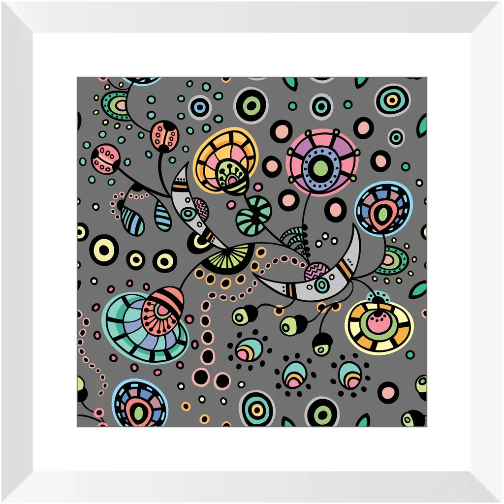 Funky Bloom Framed Art Prints