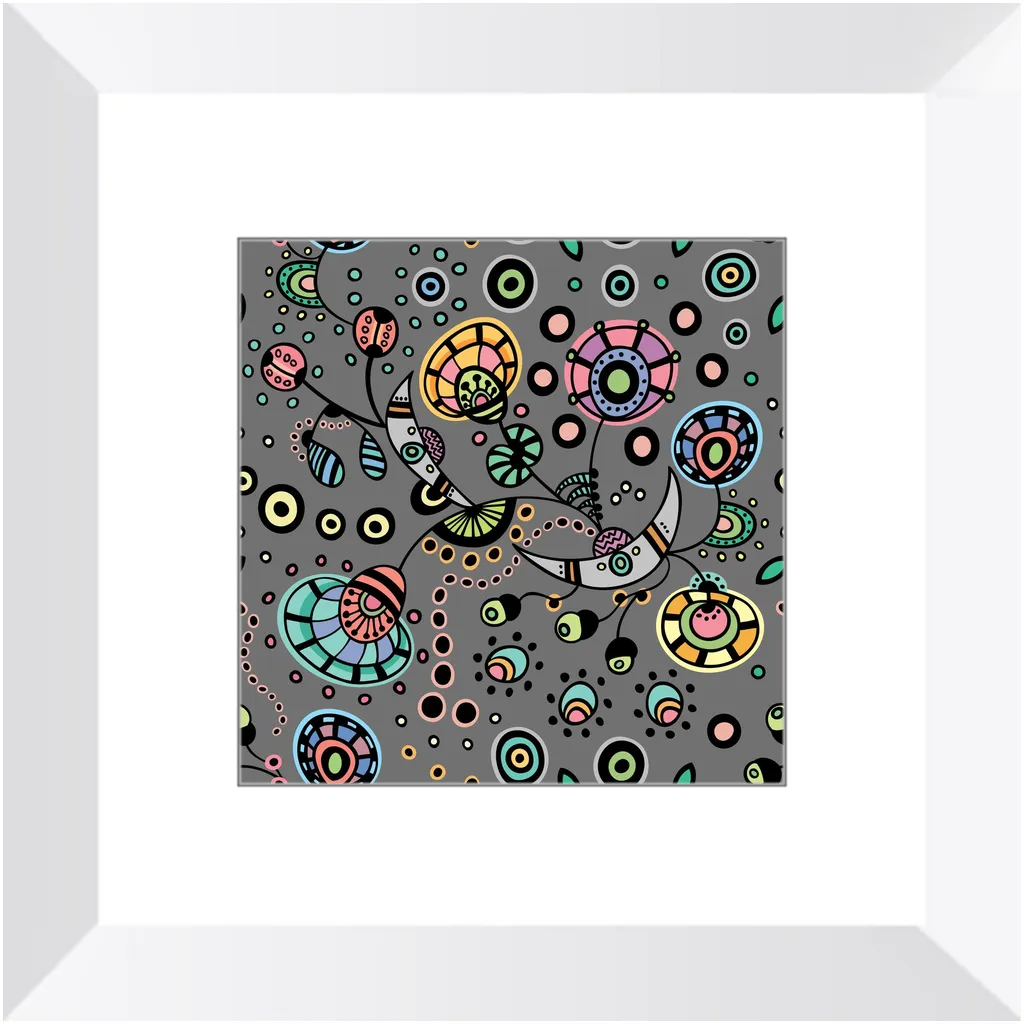 Funky Bloom Framed Art Prints