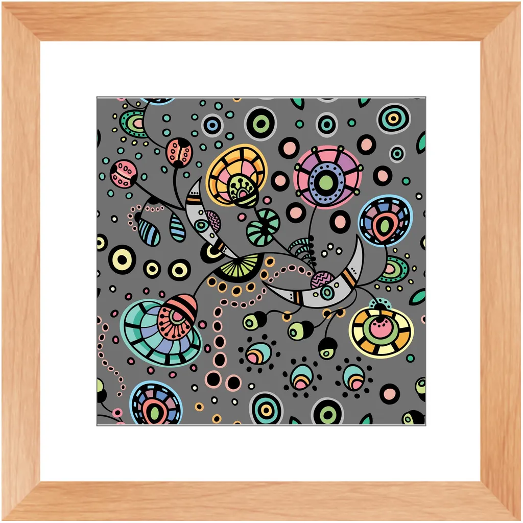 Funky Bloom Framed Art Prints