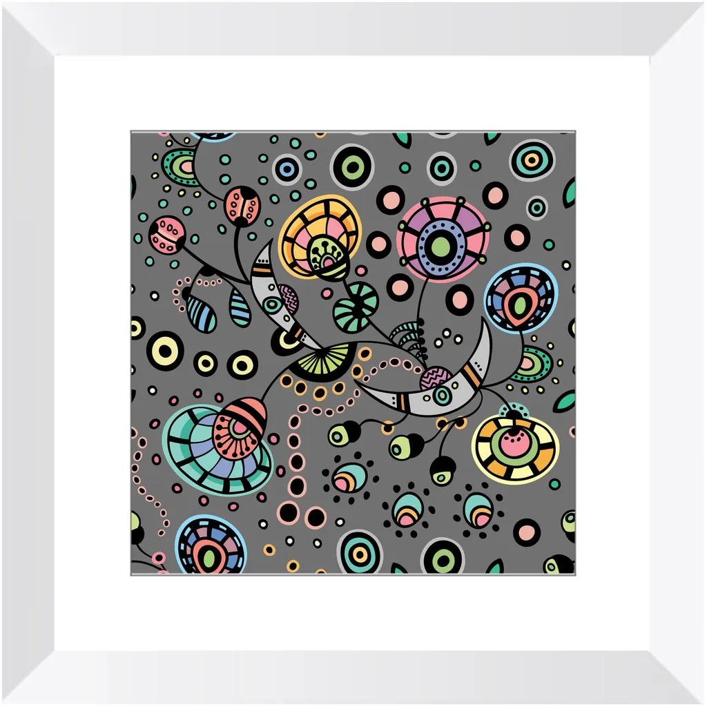 Funky Bloom Framed Art Prints