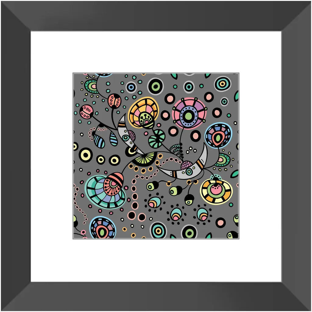 Funky Bloom Framed Art Prints