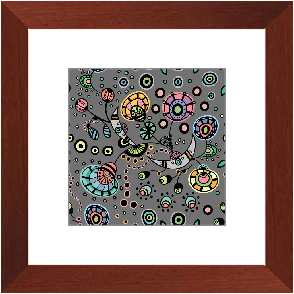 Funky Bloom Framed Art Prints