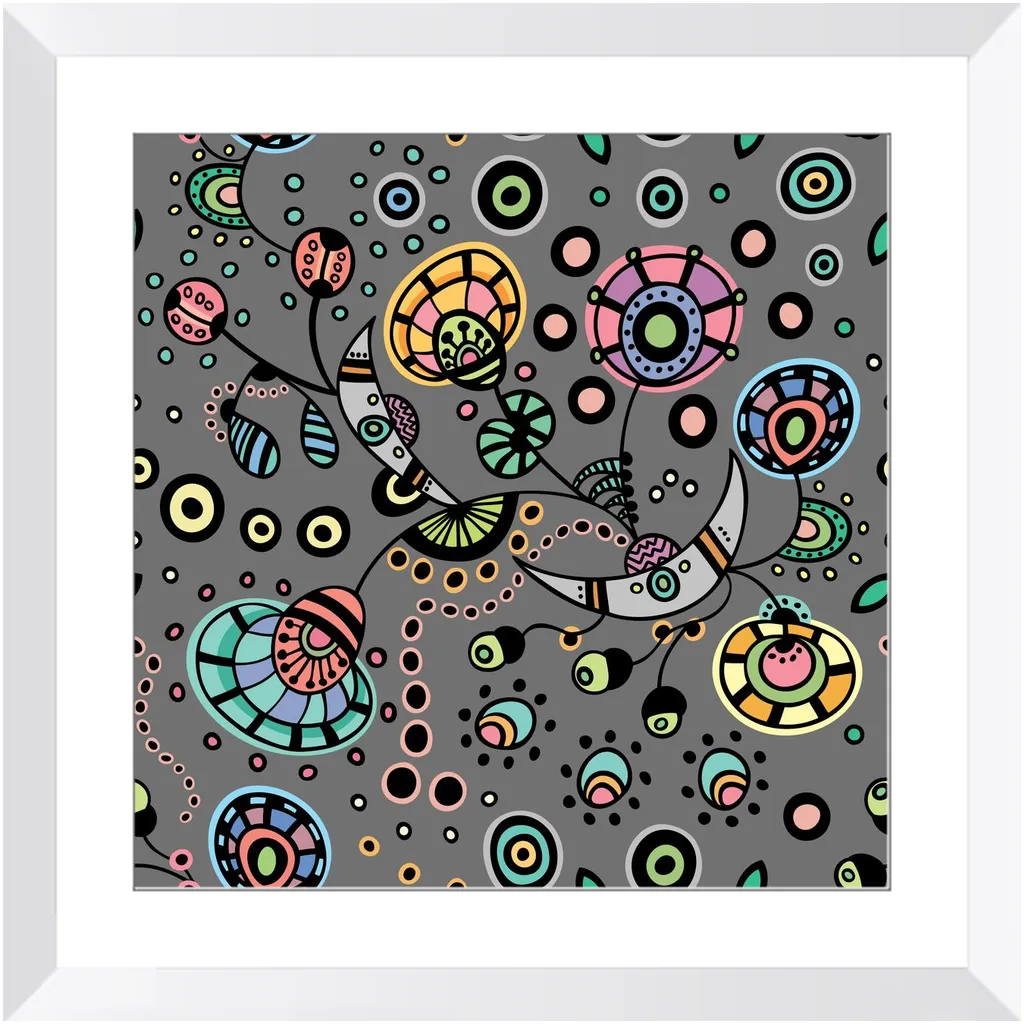 Funky Bloom Framed Art Prints