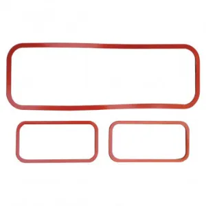 GASKET SET, VALVE & SIDE COVER, SILICONE, MGA, MGB
